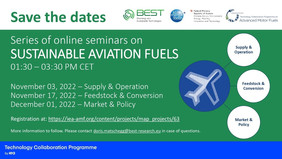 IEA AMF online seminars on Sustainable Aviation Fuels