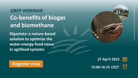 GBEP Webinar Series: Co-benefits of biogas and biomethane