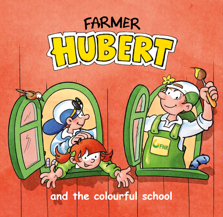 Farmer Hubert and the colourful school